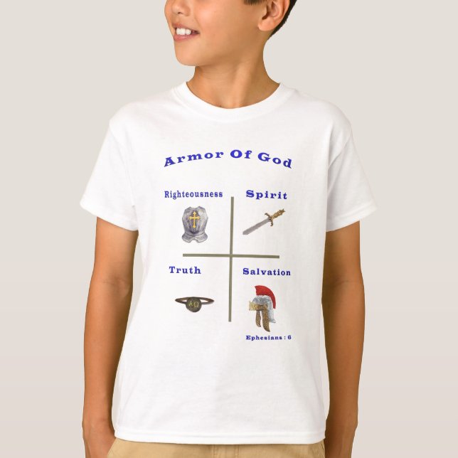 Camiseta Armadura de productos de Dios (Anverso)