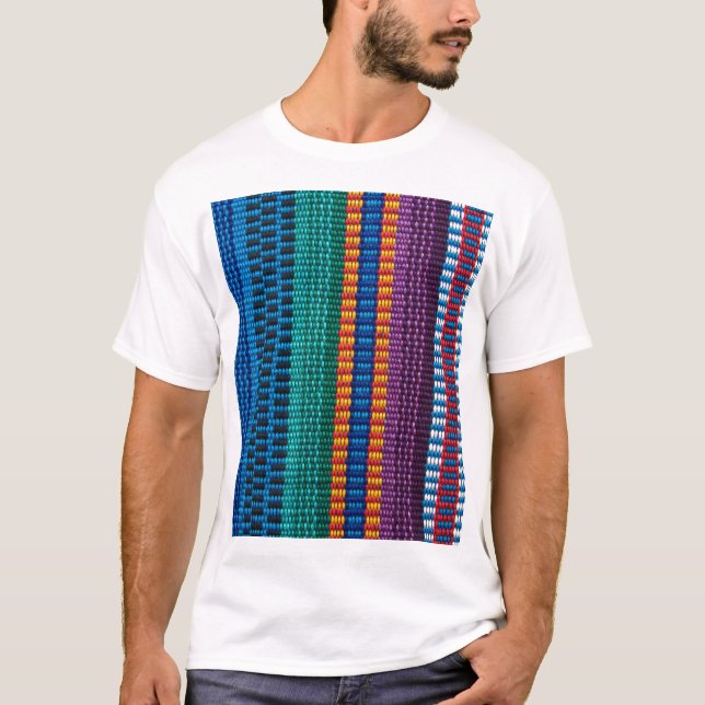 Camiseta Armadura tradicional de la tela de Guatemala (Anverso)