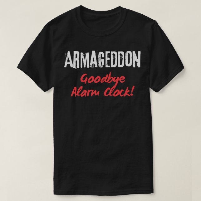 Camiseta Armagedón (Diseño del anverso)