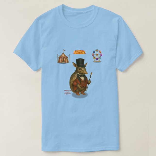 Camiseta Armand, domador de armadillos (Diseño del anverso)