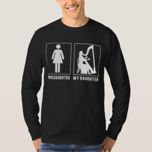 Camiseta Armar a mi hija contra tu regalo de hija para los