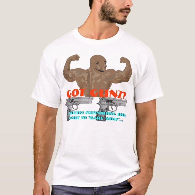 Camiseta ¿Armas conseguidos,… eh… "Gunz"? (Anverso)