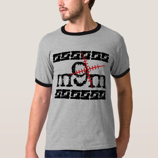 Camiseta armas de 9m m (Anverso)