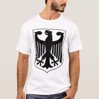Camiseta Armas de Alemania Arte Minimalista Blanco y Negro