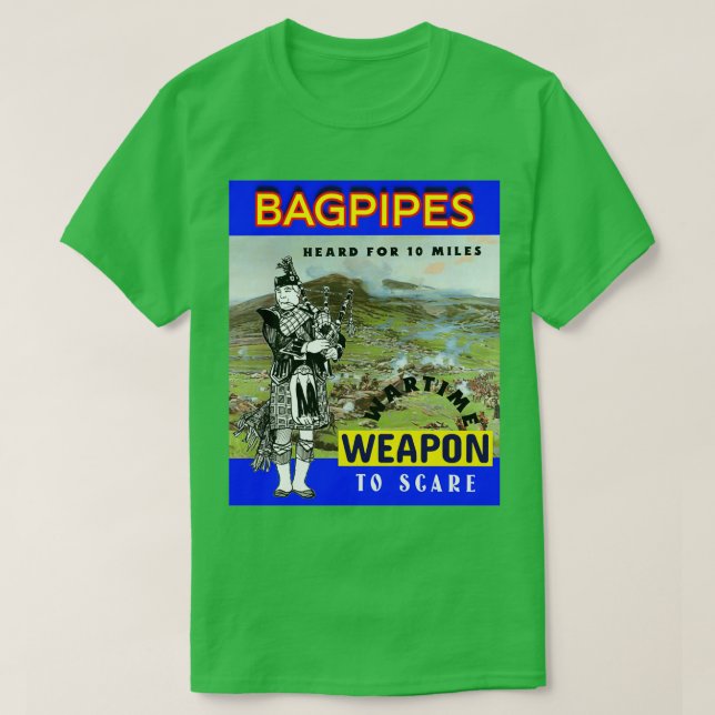 Camiseta Armas de cañón de la guerra 3 (Diseño del anverso)