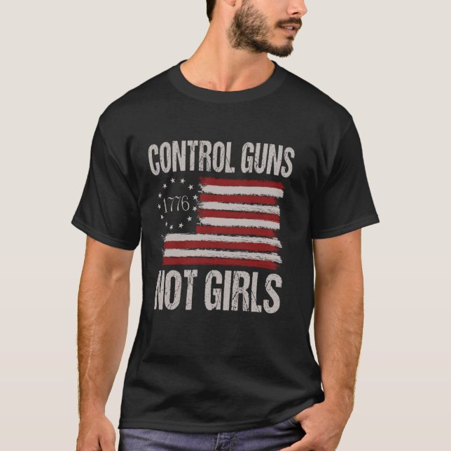 Camiseta Armas de control no Chicas (Anverso)