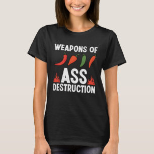 Camiseta Armas De Destrucción Comida De Cabeza De Chili