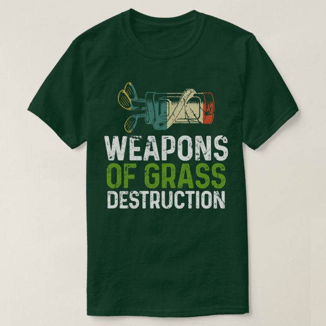 Camiseta Armas De Destrucción De Grasa Golf 1 (Diseño del anverso)