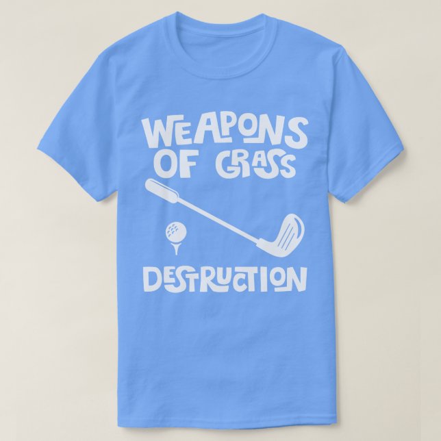 Camiseta Armas De Destrucción De Grasa Golfer Funny Golf Gi (Diseño del anverso)