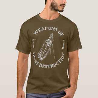 Camiseta Armas De Destrucción De Grasa Gracioso Golf