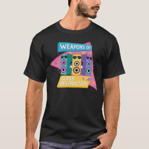 Camiseta Armas de Destrucción de Vidrio al Estilo de los 90