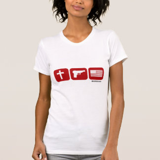 Camiseta Armas de Dios y libertad - Humor no uniformado por