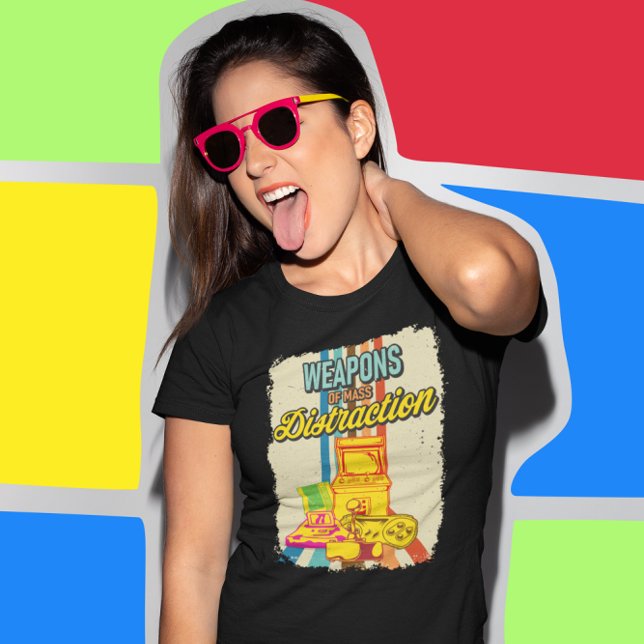 Camiseta Armas de distracción masiva - Divertido videojuego (Subido por el creador)