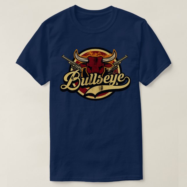 Camiseta Armas de fuego de toros de época (Diseño del anverso)
