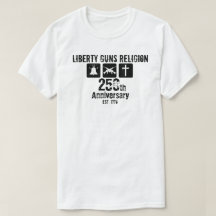 Armas de libertad religión establecida 1776 250º