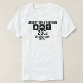 Camiseta Armas de libertad religión establecida 1776 250º