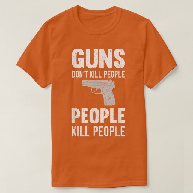 Camiseta Armas divertidas no matan a la gente  (Diseño del anverso)