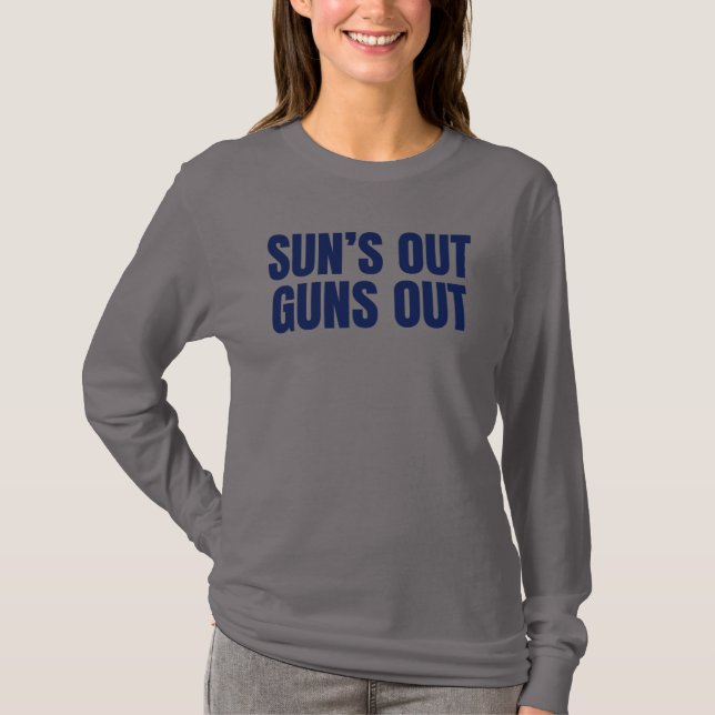 Camiseta Armas Fuera Sol Afuera (Anverso)