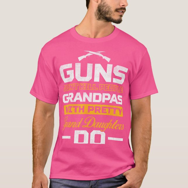 Camiseta Armas No Matan Abuelos Con Gran Hija De Bonito (Anverso)