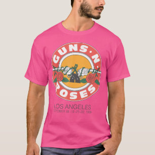 Camiseta Armas oficiales N Rosas Sello de bala de 1989 La