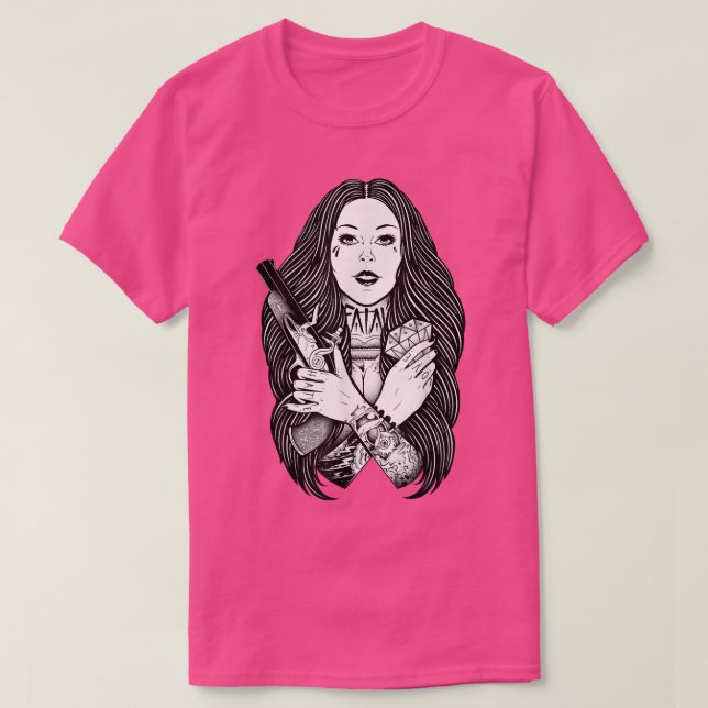 Camiseta Armas y diamantes (Diseño del anverso)