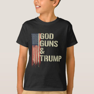 Camiseta Armas Y Trump En Segunda Enmienda Trump Bandera Es