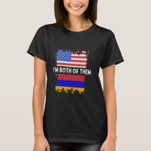Camiseta Armenia Bandera Estados Unidos Yo soy armenio