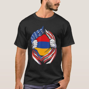 Camiseta Armenia Bandera Estadounidense Orgullosa De Mi Her