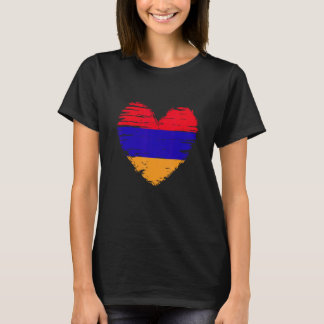 Camiseta Armenia Corazón Bandera Armenia Orgullo Armenio 1