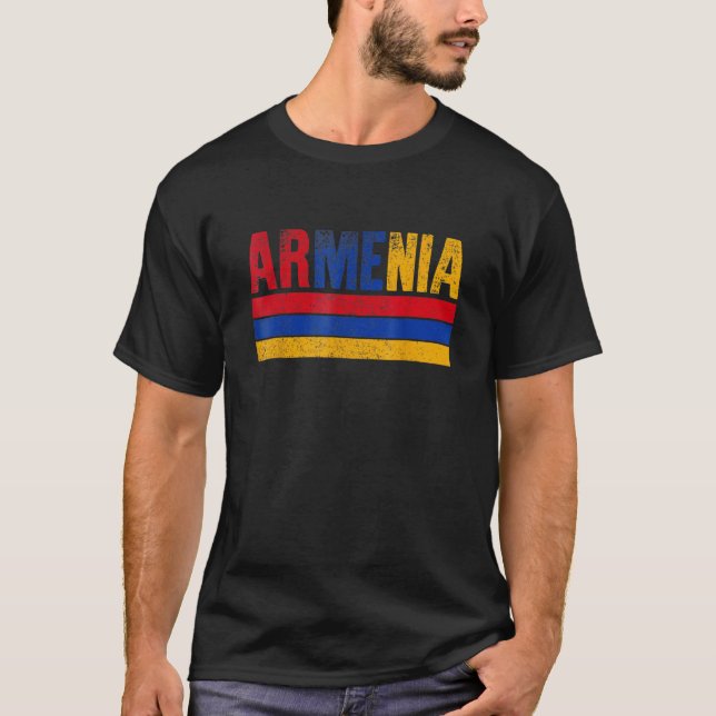 Camiseta Armenia Flag Armenian Mens Womens Kids 1 (Anverso)