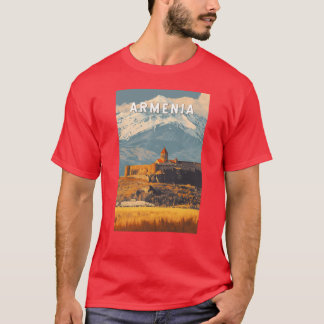 Camiseta Armenia Ilustración de viaje Arte Vintage amigo di