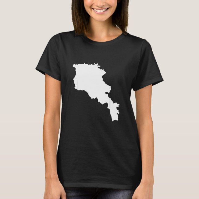 Camiseta Armenia map (Anverso)
