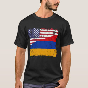 Camiseta Armenia Orgullo Bandera Armenia-Estadounidense Roo