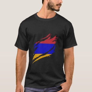 Camiseta Armenia raíces armenias armenias bandera vintage a