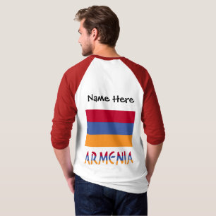 Camiseta Armenia y bandera armenia personalizados