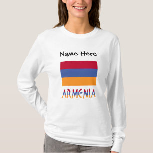 Camiseta Armenia y bandera armenia personalizados