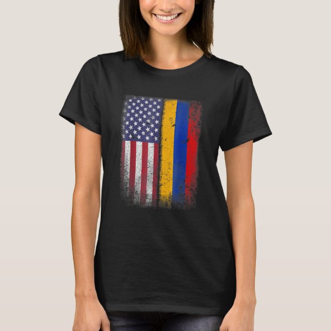 Camiseta Armenian American Flag Armenia Usa (Anverso)
