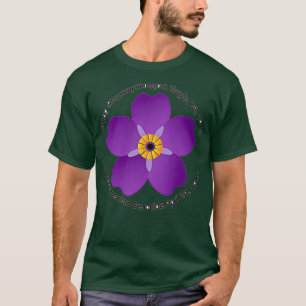Camiseta Armenian Forget Me Not FLower