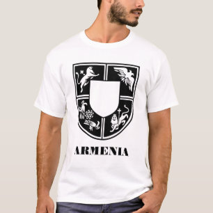 Camiseta Armenio Escudo de Estado Arte Contemporáneo