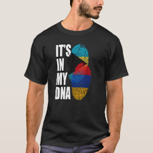 Camiseta Armenio Y Bahamas Mezclan Patrimonio De La Bandera