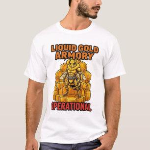 Camiseta Armería de Oro Líquido Abeja Operacional