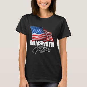 Camiseta Armero Americano Patriota Bandera De Usa Estilo Re