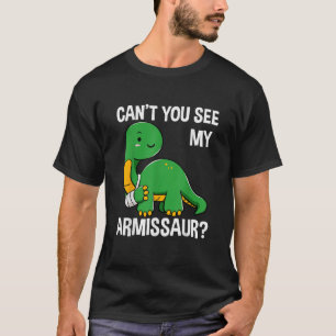 Camiseta Armissaur Huesos Rotos Lesión en el Brazo Dinosaur