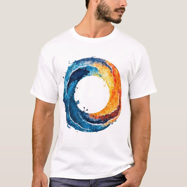 Camiseta Armonía celeste (Anverso)