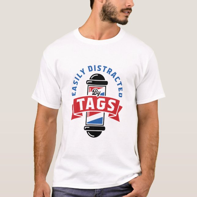 Camiseta Armonía de Barbershop Fácilmente Distraída por Eti (Anverso)