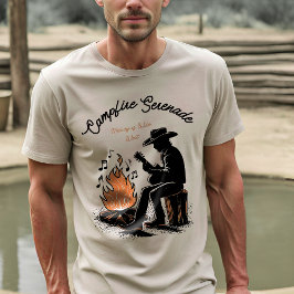 Camiseta Armonía de Cowboy Campfire - Guitarra nostálgica