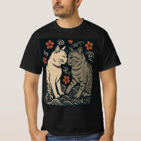 Armonía de Gatos Ukiyo-e Arte Japonés