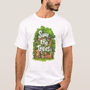 Camiseta Armonía de la Naturaleza: Salven los árboles
