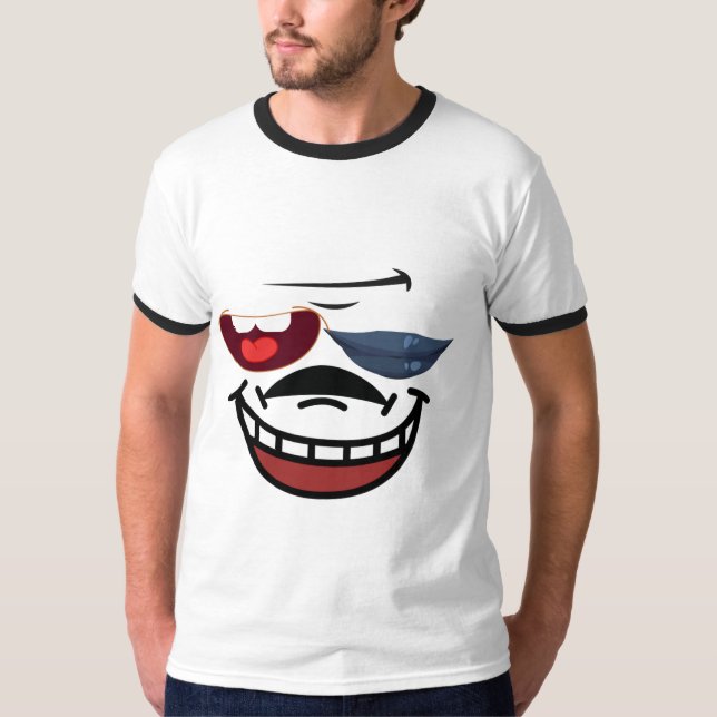 Camiseta Armonía de labios y dientes: diseño único de camis (Anverso)