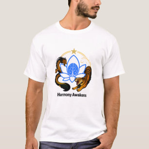 Camiseta Armonía Despierta - Loto, dragón y tigre